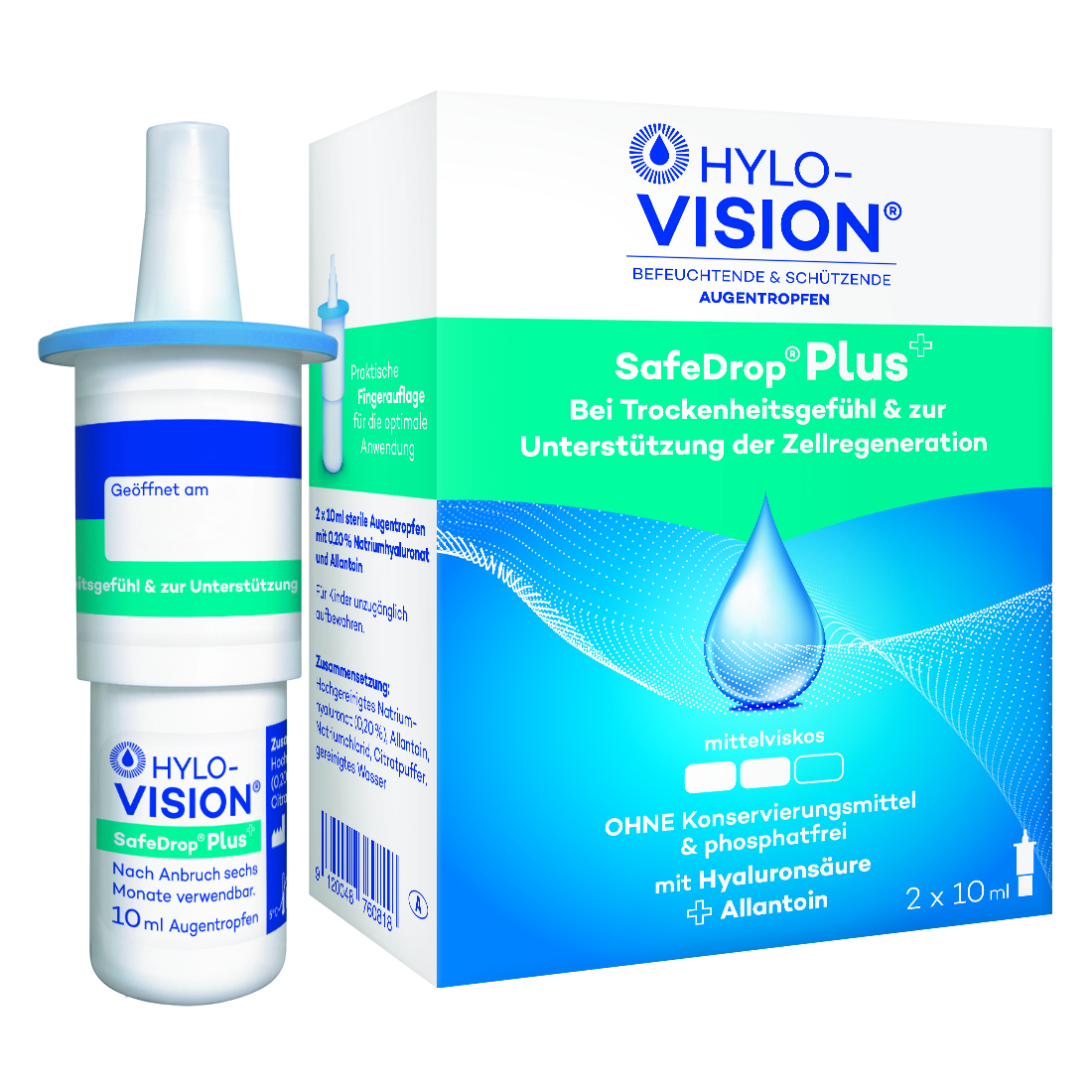 HYLO-VISION SafeDrop Plus Augentropfen Abbildung für HYLO-VISION SafeDrop Plus Augentropfen