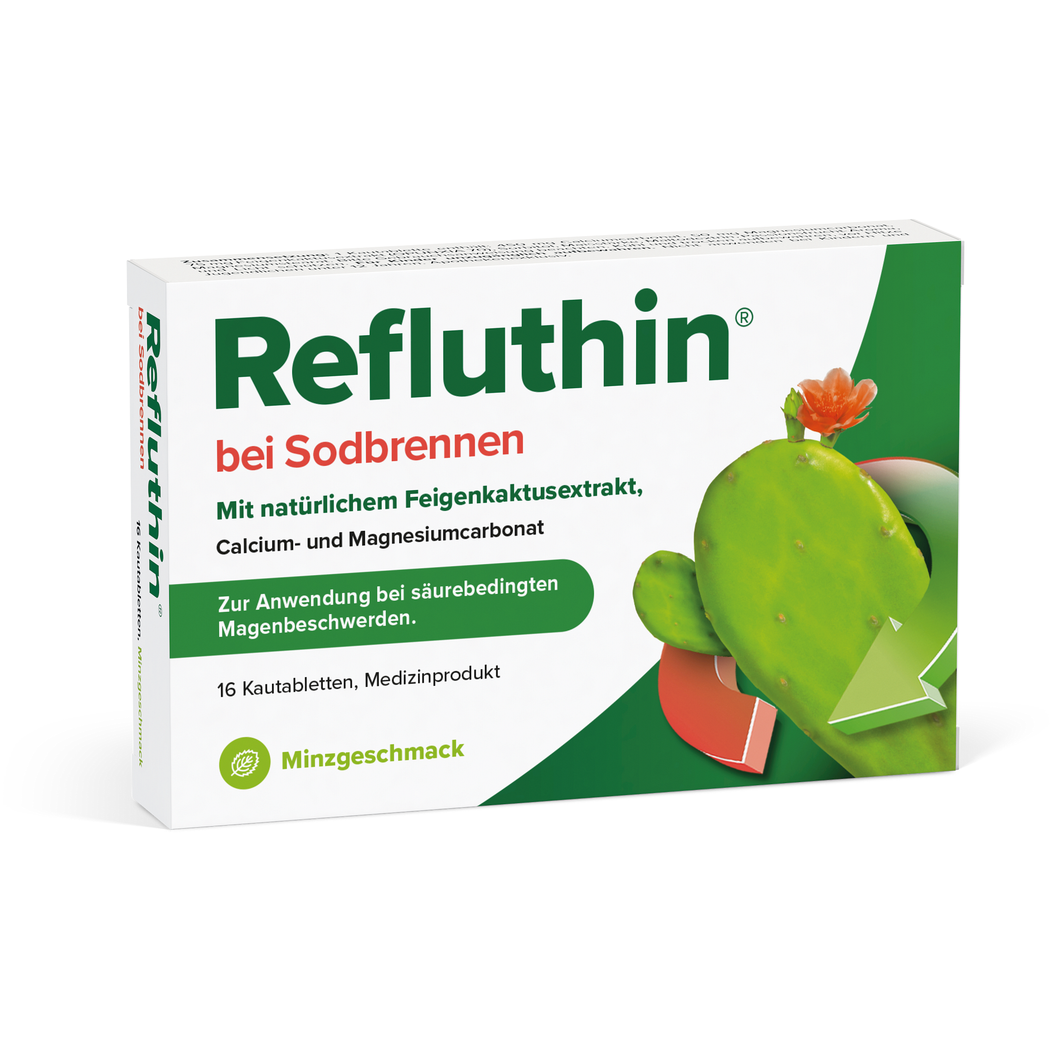 REFLUTHIN bei Sodbrennen Kautabletten Minze Abbildung für REFLUTHIN bei Sodbrennen Kautabletten Minze