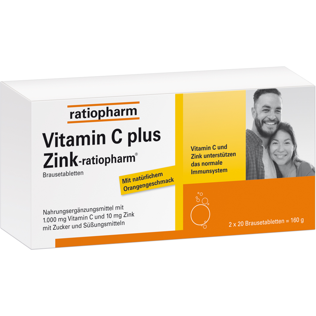 VITAMIN C PLUS Zink-ratiopharm Brausetabletten Abbildung für VITAMIN C PLUS Zink-ratiopharm Brausetabletten