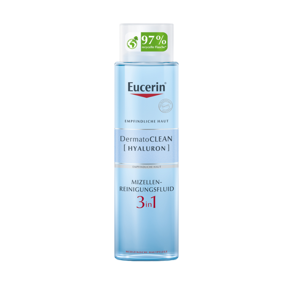 EUCERIN DermatoCLEAN Hyal.Miz.Reinigungsfluid 3in1 Abbildung für EUCERIN DermatoCLEAN Hyal.Miz.Reinigungsfluid 3in1