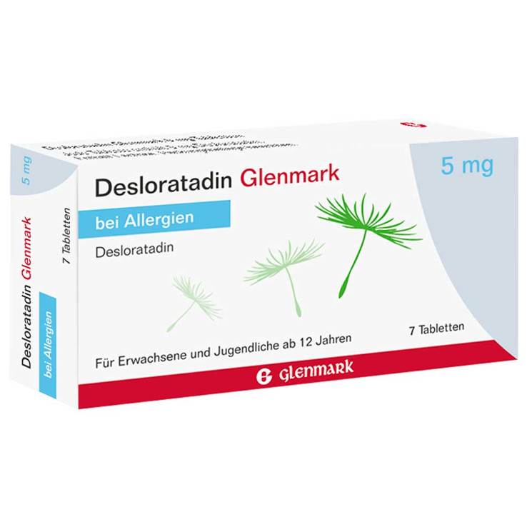LEVOCETIRIZIN Glenmark 5 mg Filmtabletten Abbildung für LEVOCETIRIZIN Glenmark 5 mg Filmtabletten