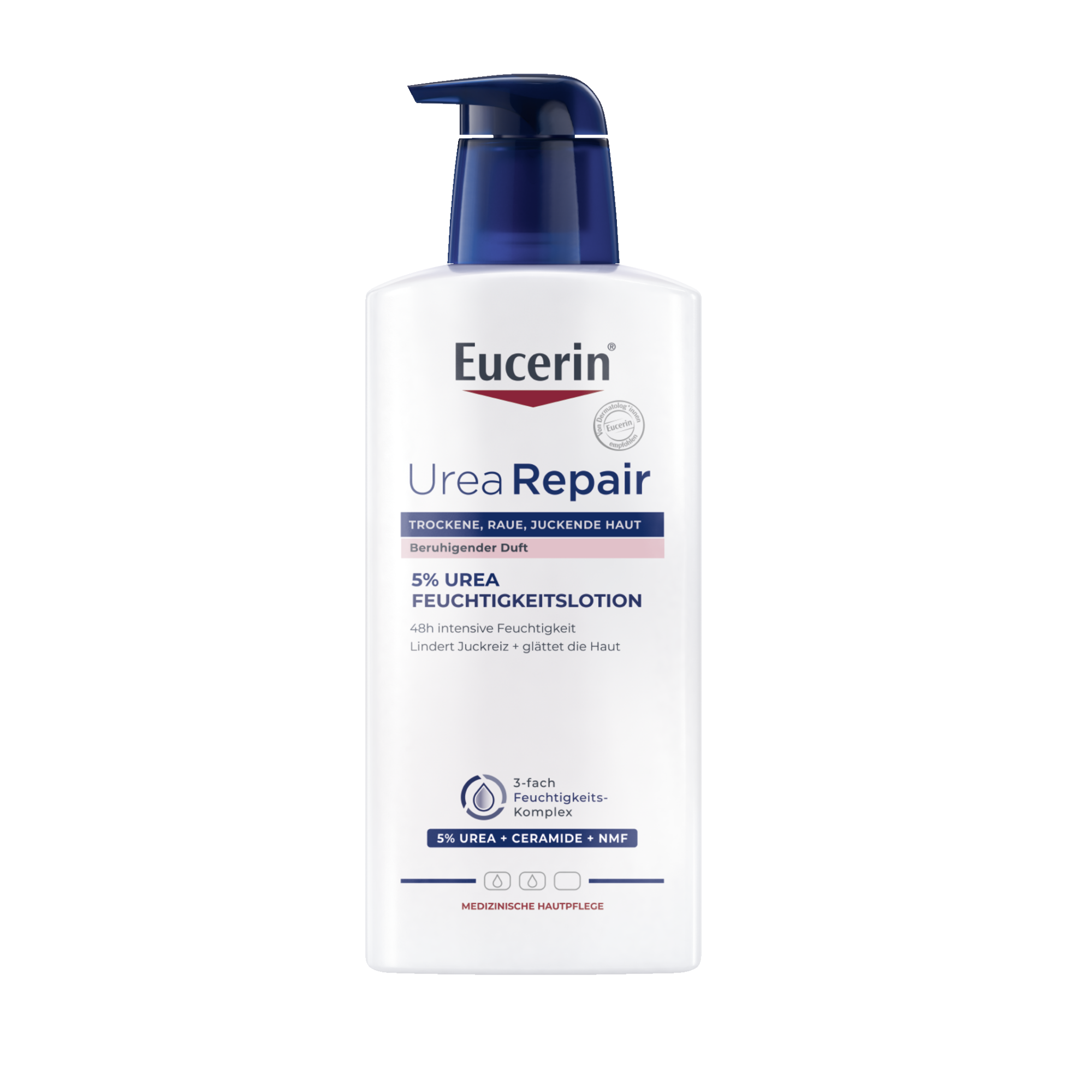 EUCERIN UreaRepair PLUS Lotion 5% mit Duft Abbildung für EUCERIN UreaRepair PLUS Lotion 5% mit Duft
