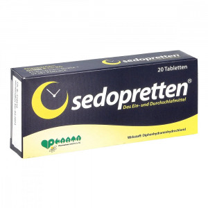 SEDOPRETTEN 50 mg Tabletten Abbildung für SEDOPRETTEN 50 mg Tabletten