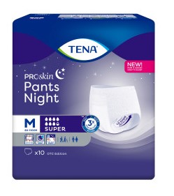 TENA PANTS night super M bei Inkontinenz Abbildung für TENA PANTS night super M bei Inkontinenz