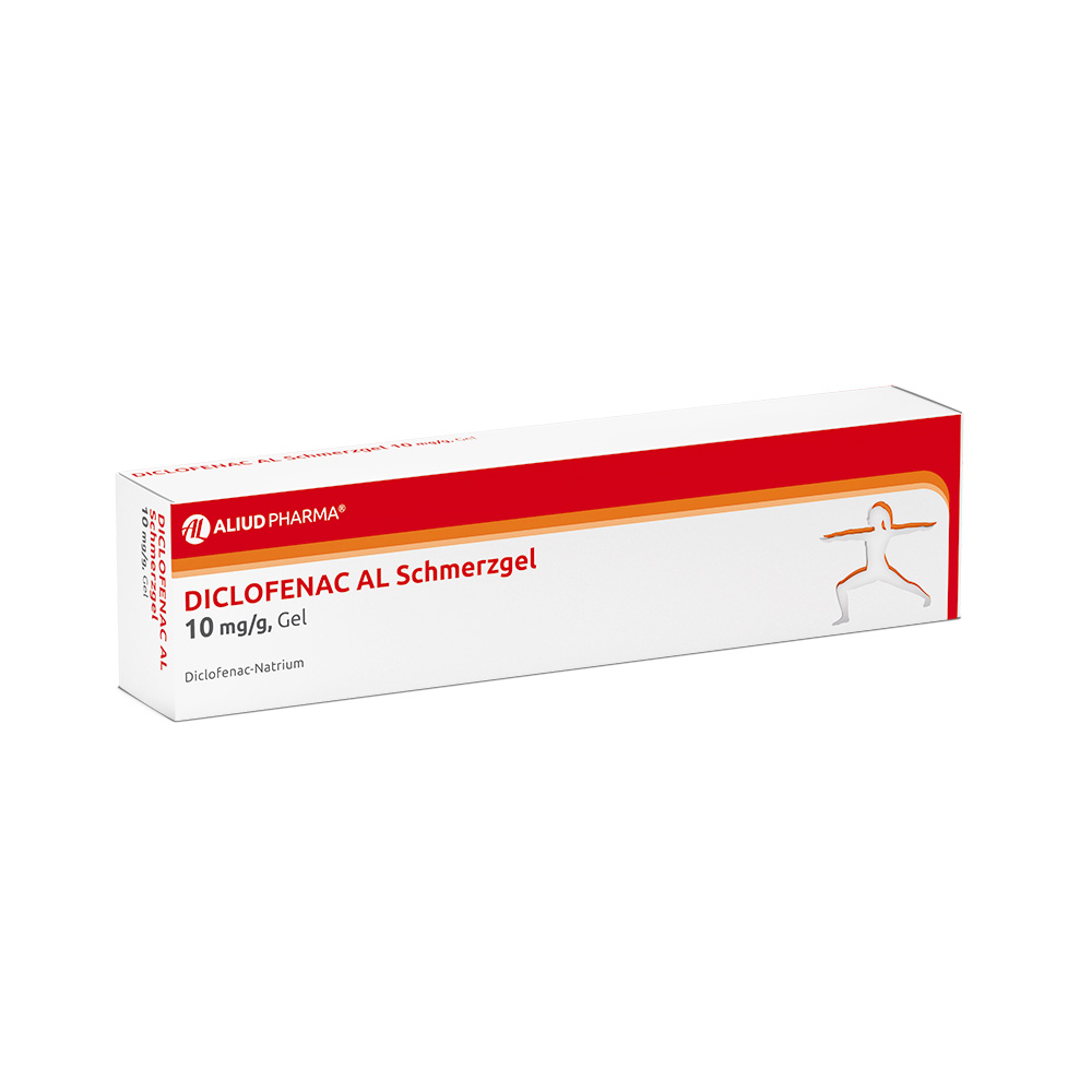 Diclofenac AL Schmerzgel 10 mg / g für akute Muskelschmerzen bei Erwachsenen Abbildung für Diclofenac AL Schmerzgel 10 mg / g für akute Muskelschmerzen bei Erwachsenen