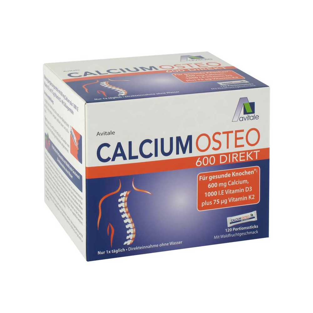 CALCIUM OSTEO 600 Direkt Portionssticks Abbildung für CALCIUM OSTEO 600 Direkt Portionssticks