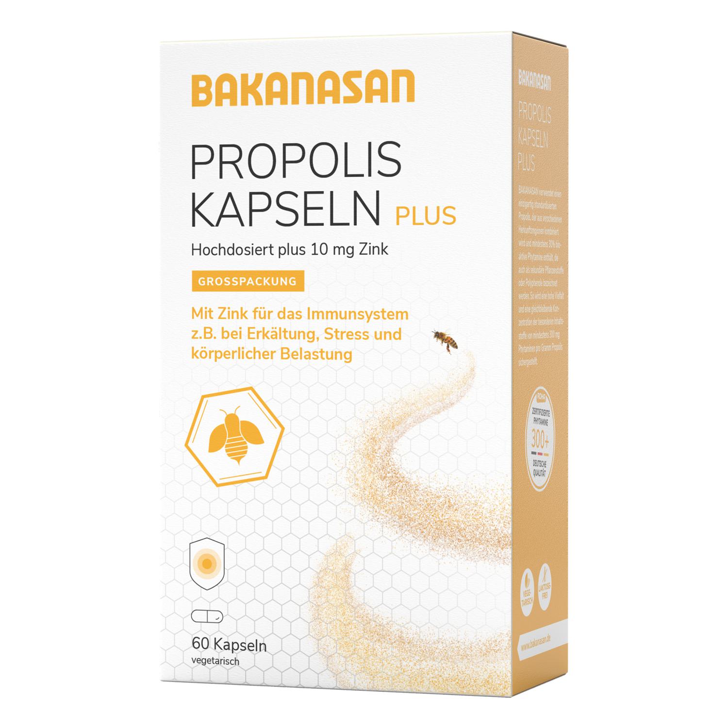 BAKANASAN Propolis Kapseln plus Abbildung für BAKANASAN Propolis Kapseln plus