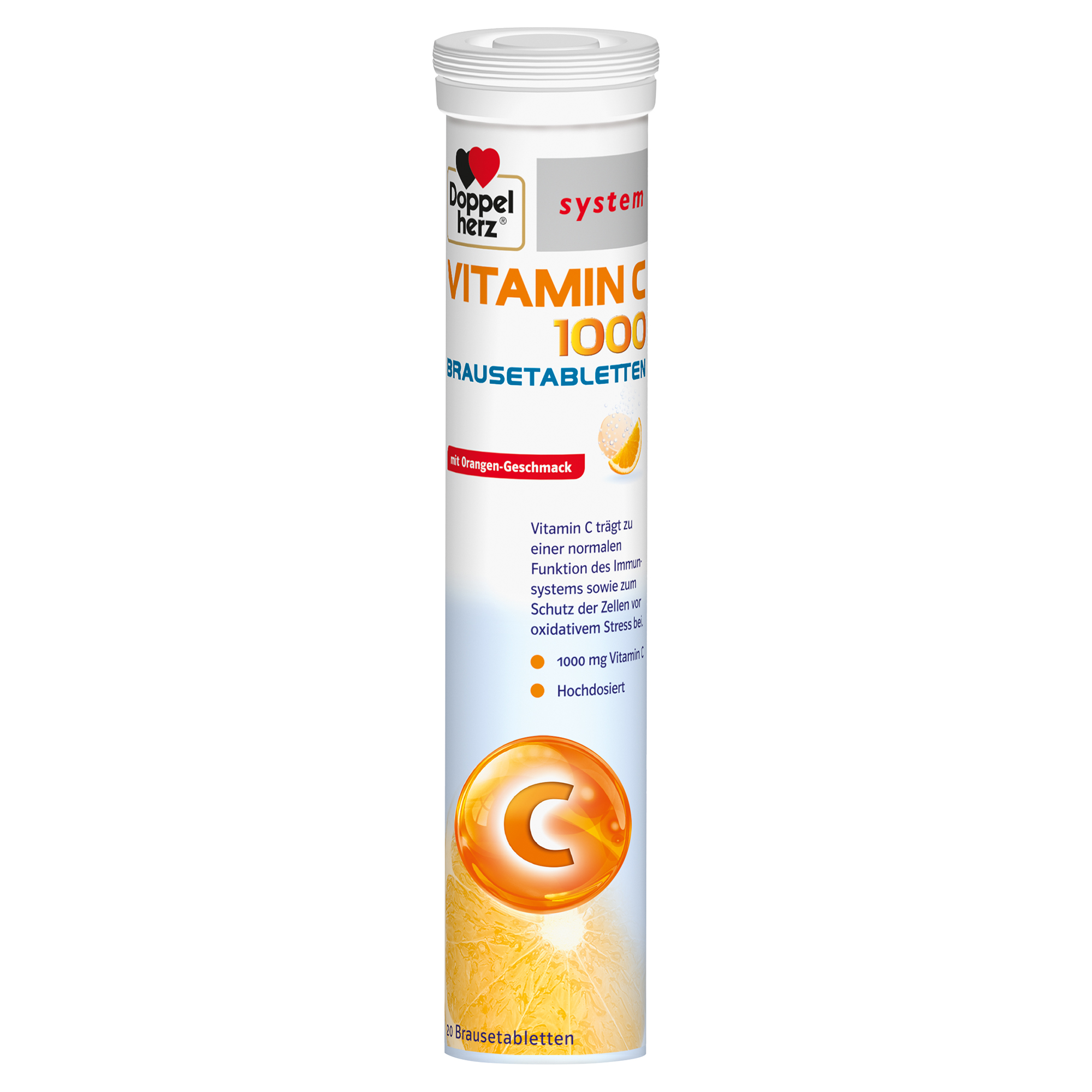 DOPPELHERZ Vitamin C 1000 system Brausetabletten Abbildung für DOPPELHERZ Vitamin C 1000 system Brausetabletten