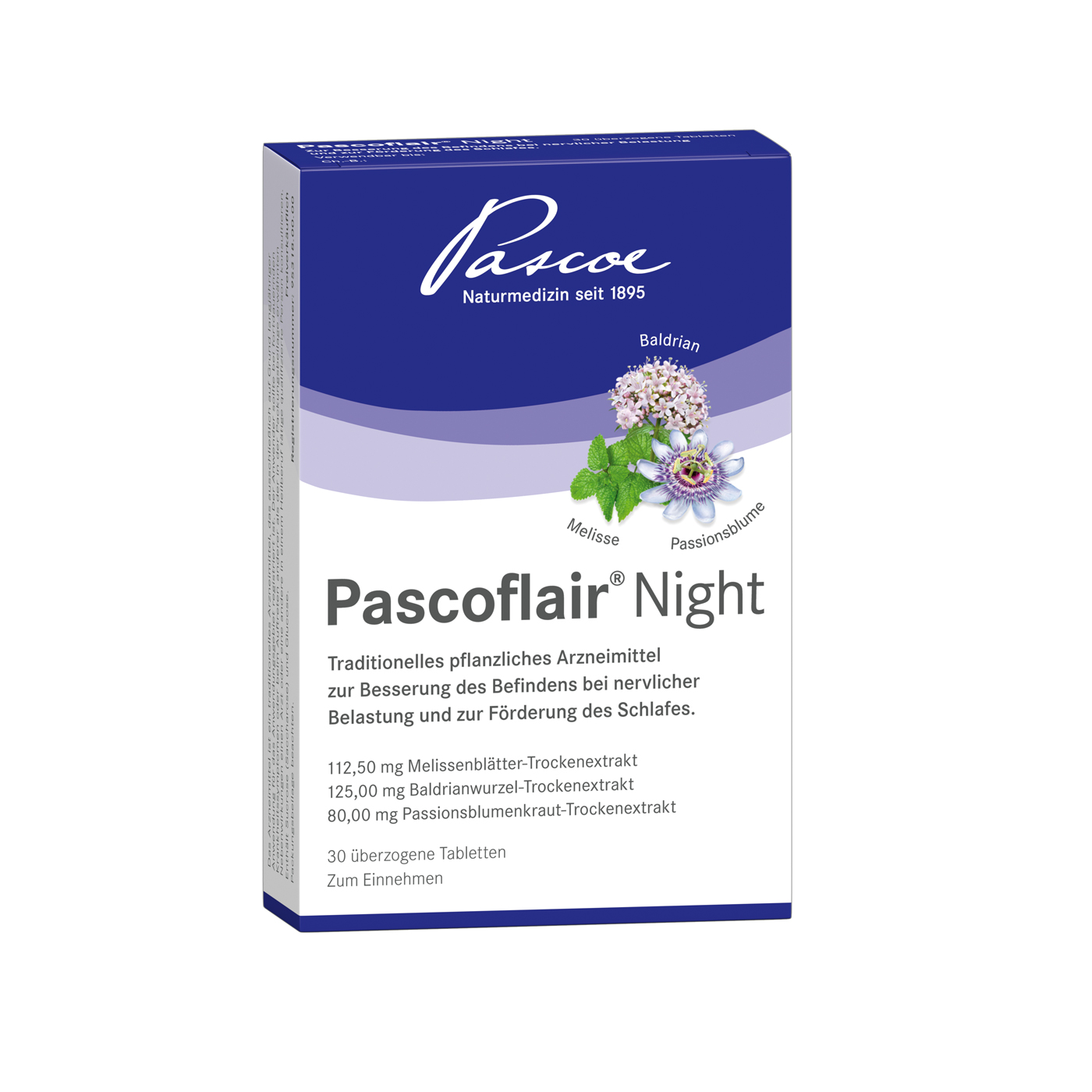 PASCOFLAIR Night überzogene Tabletten Abbildung für PASCOFLAIR Night überzogene Tabletten