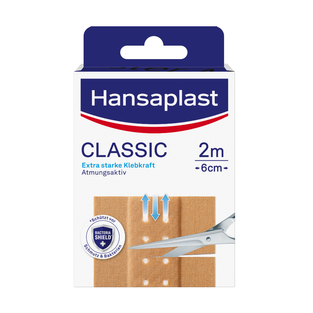 HANSAPLAST Classic Pflaster 6 cmx2 m Abbildung für HANSAPLAST Classic Pflaster 6 cmx2 m