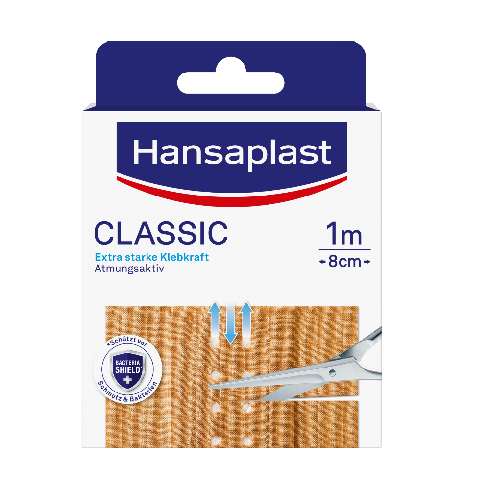 HANSAPLAST Classic Pflaster 8cm x1 m Abbildung für HANSAPLAST Classic Pflaster 8cm x1 m