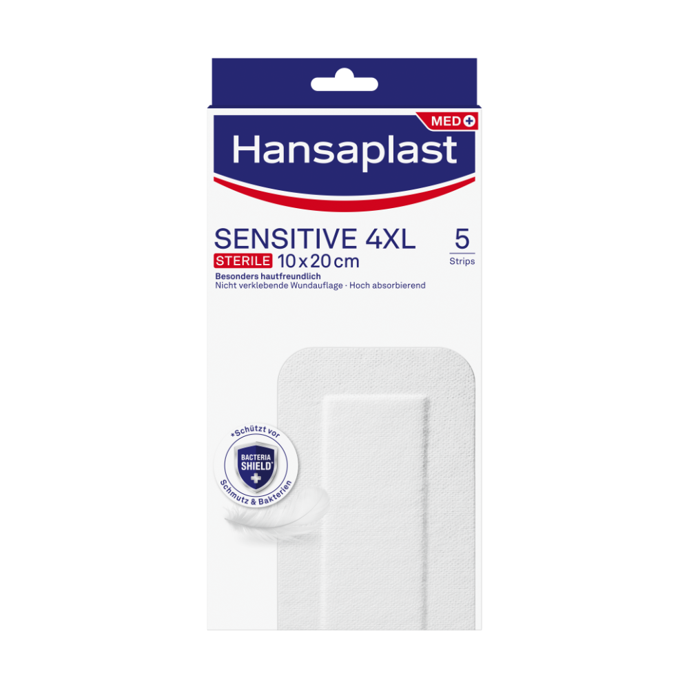 HANSAPLAST Sensitive Wundverband steril 10x20 cm Abbildung für HANSAPLAST Sensitive Wundverband steril 10x20 cm