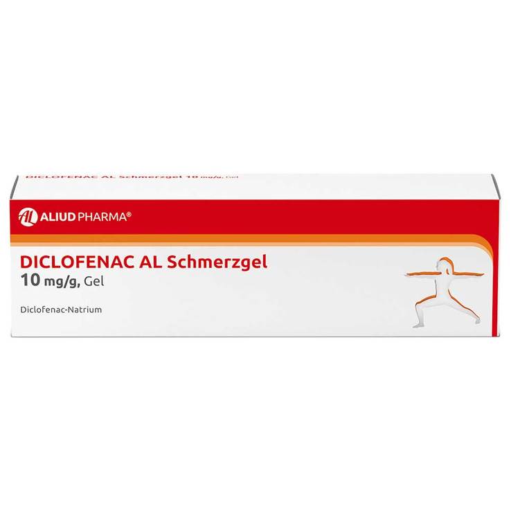 Diclofenac AL Schmerzgel 10 mg / g für akute Muskelschmerzen bei Erwachsenen Abbildung für Diclofenac AL Schmerzgel 10 mg / g für akute Muskelschmerzen bei Erwachsenen