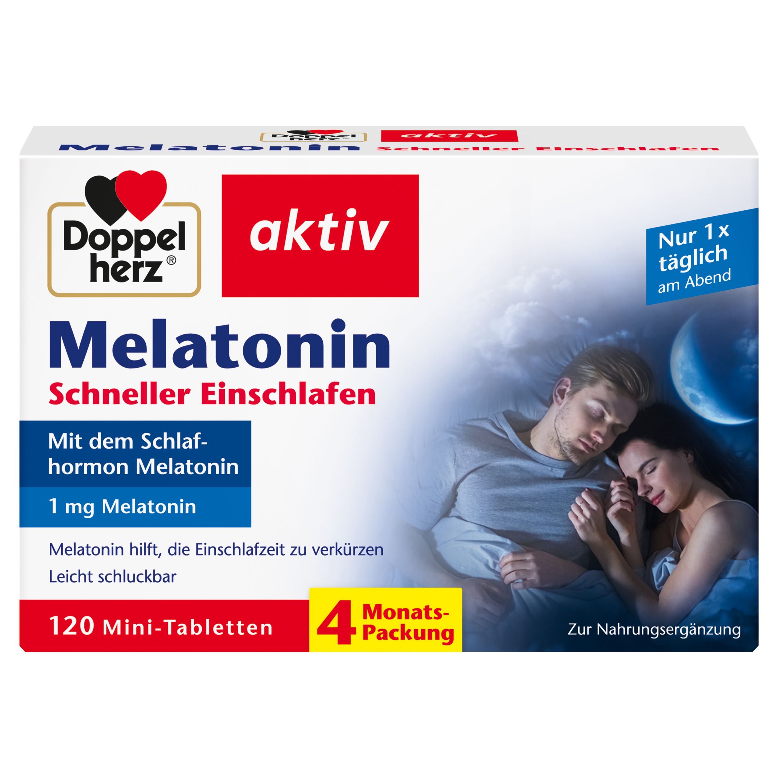 DOPPELHERZ Melatonin Tabletten Abbildung für DOPPELHERZ Melatonin Tabletten