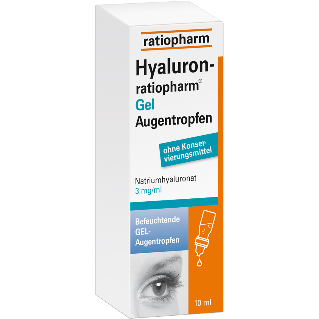 HYALURON-RATIOPHARM Gel Augentropfen Abbildung für HYALURON-RATIOPHARM Gel Augentropfen