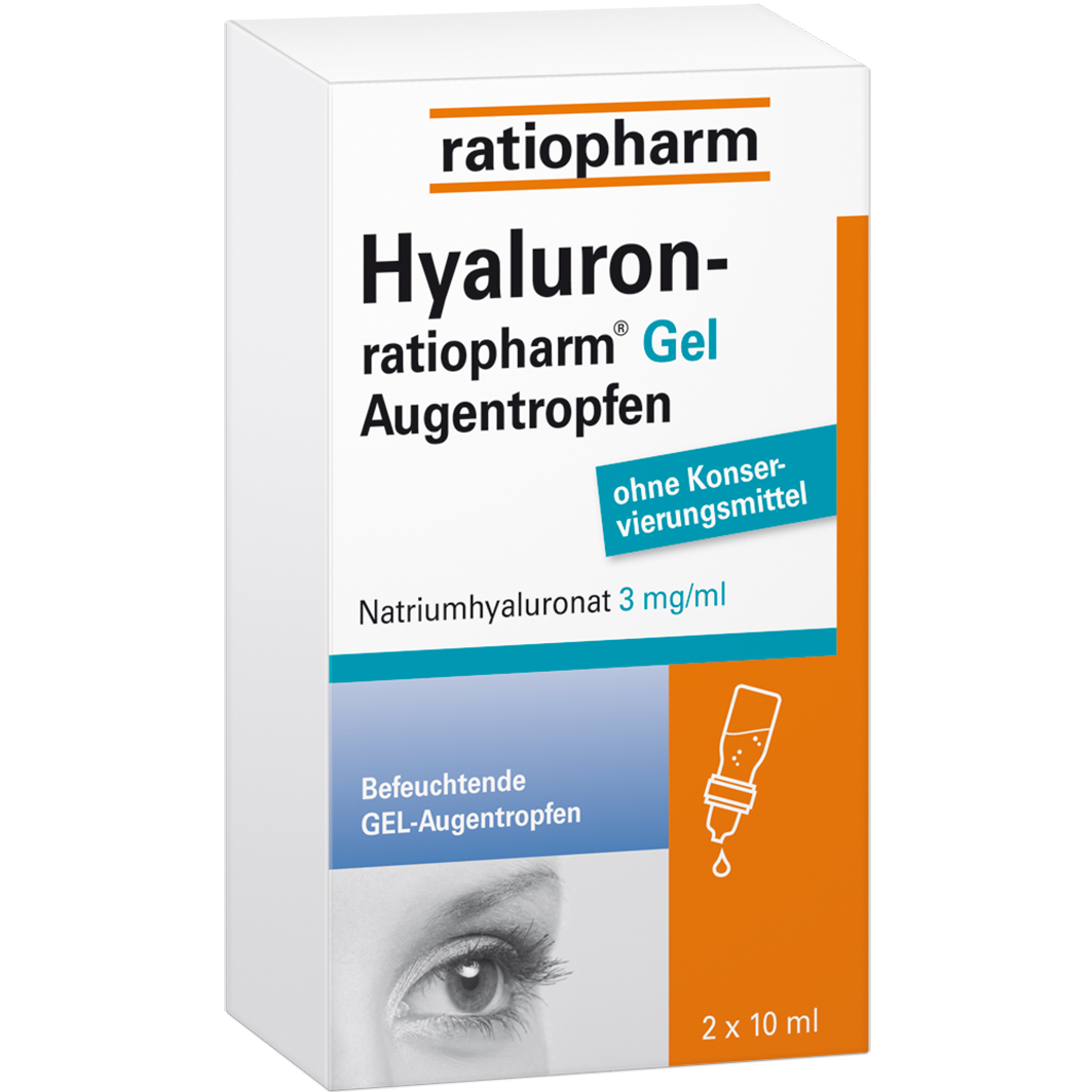 HYALURON-RATIOPHARM Gel Augentropfen Abbildung für HYALURON-RATIOPHARM Gel Augentropfen