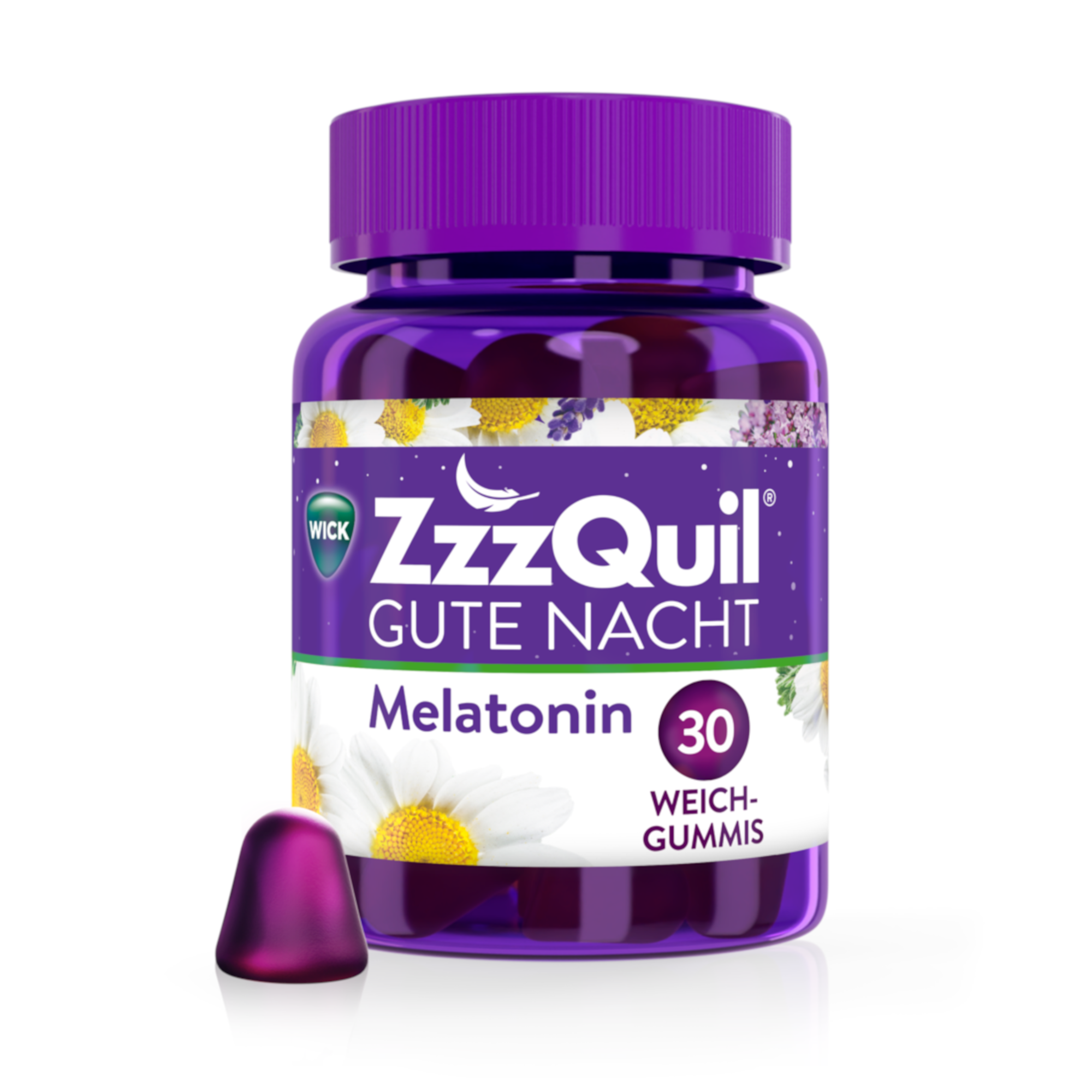 WICK ZzzQuil Gute Nacht Abbildung für WICK ZzzQuil Gute Nacht