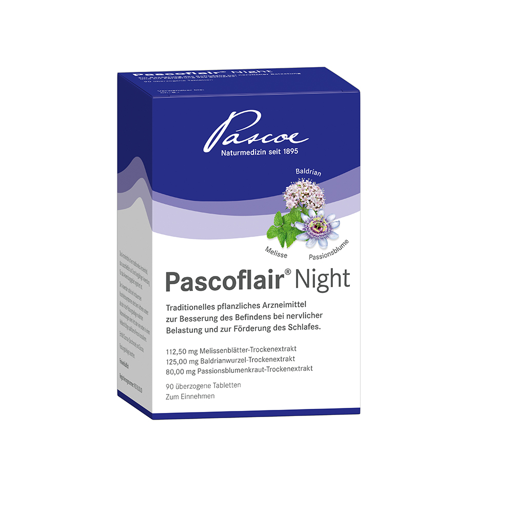 PASCOFLAIR Night überzogene Tabletten Abbildung für PASCOFLAIR Night überzogene Tabletten
