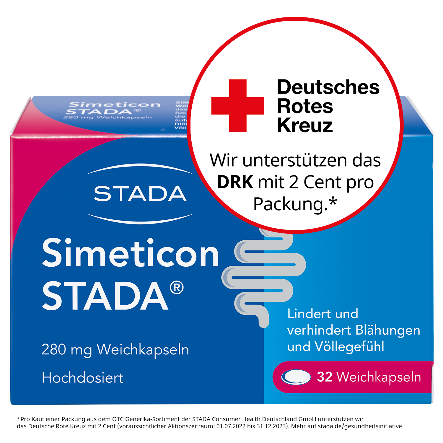 SIMETICON STADA 280 mg Weichkapseln Abbildung für SIMETICON STADA 280 mg Weichkapseln