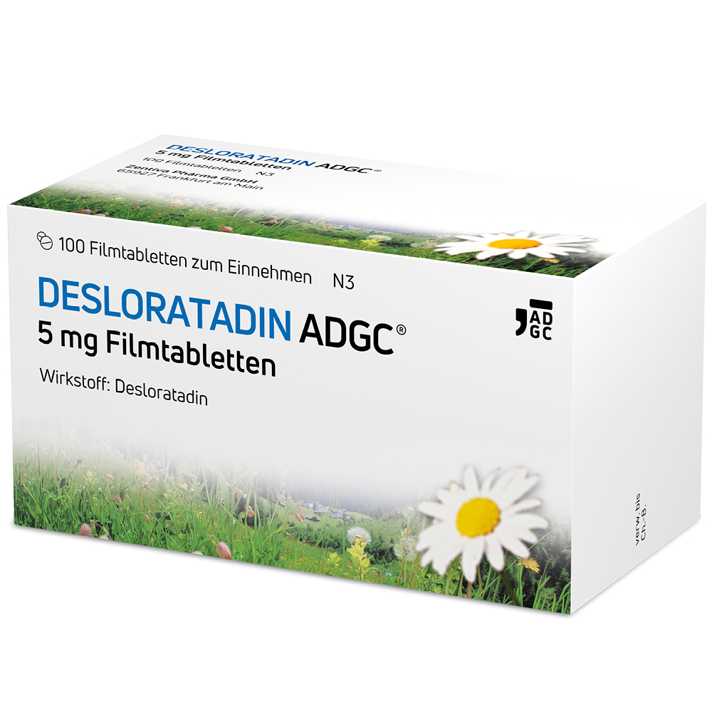 DESLORATADIN ADGC 5 mg Filmtabletten Abbildung für DESLORATADIN ADGC 5 mg Filmtabletten