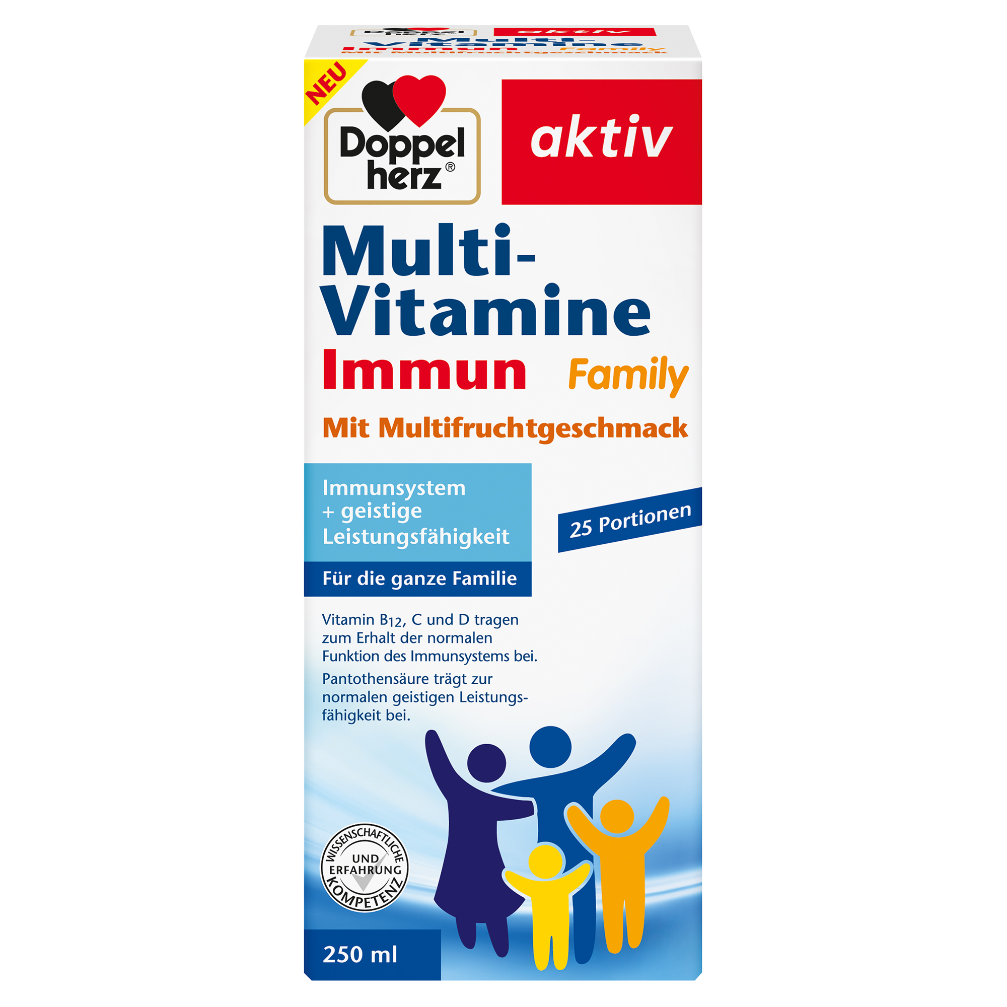 DOPPELHERZ Multi-Vitamine Immun Family flüssig Abbildung für DOPPELHERZ Multi-Vitamine Immun Family flüssig