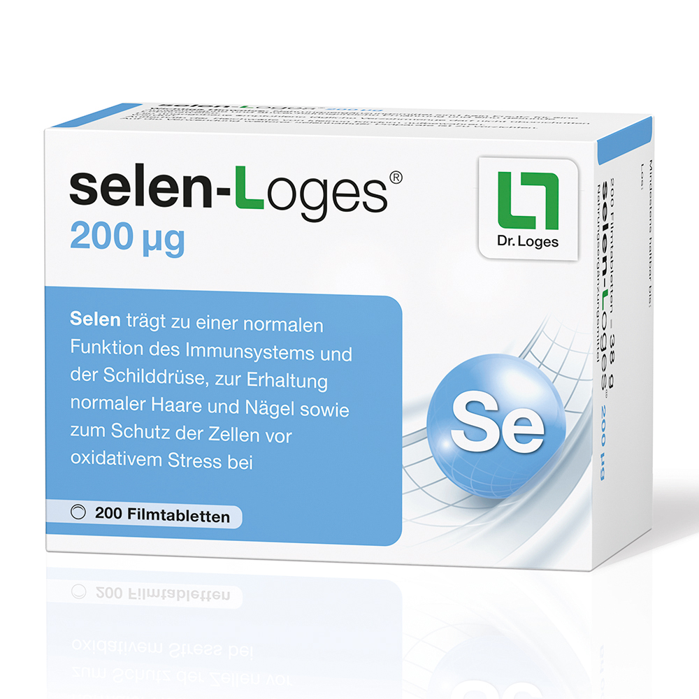 SELEN-LOGES 200 μg Filmtabletten Abbildung für SELEN-LOGES 200 μg Filmtabletten