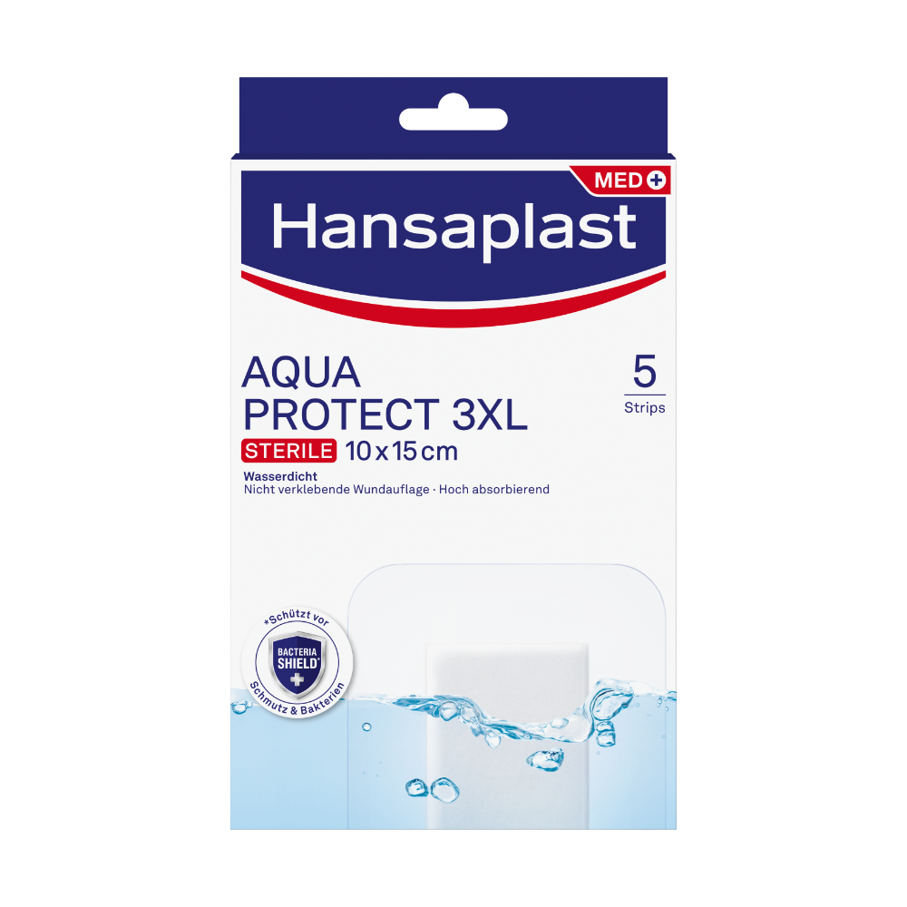 HANSAPLAST Aqua Protect Wundverb.steril 10x15 cm Abbildung für HANSAPLAST Aqua Protect Wundverb.steril 10x15 cm