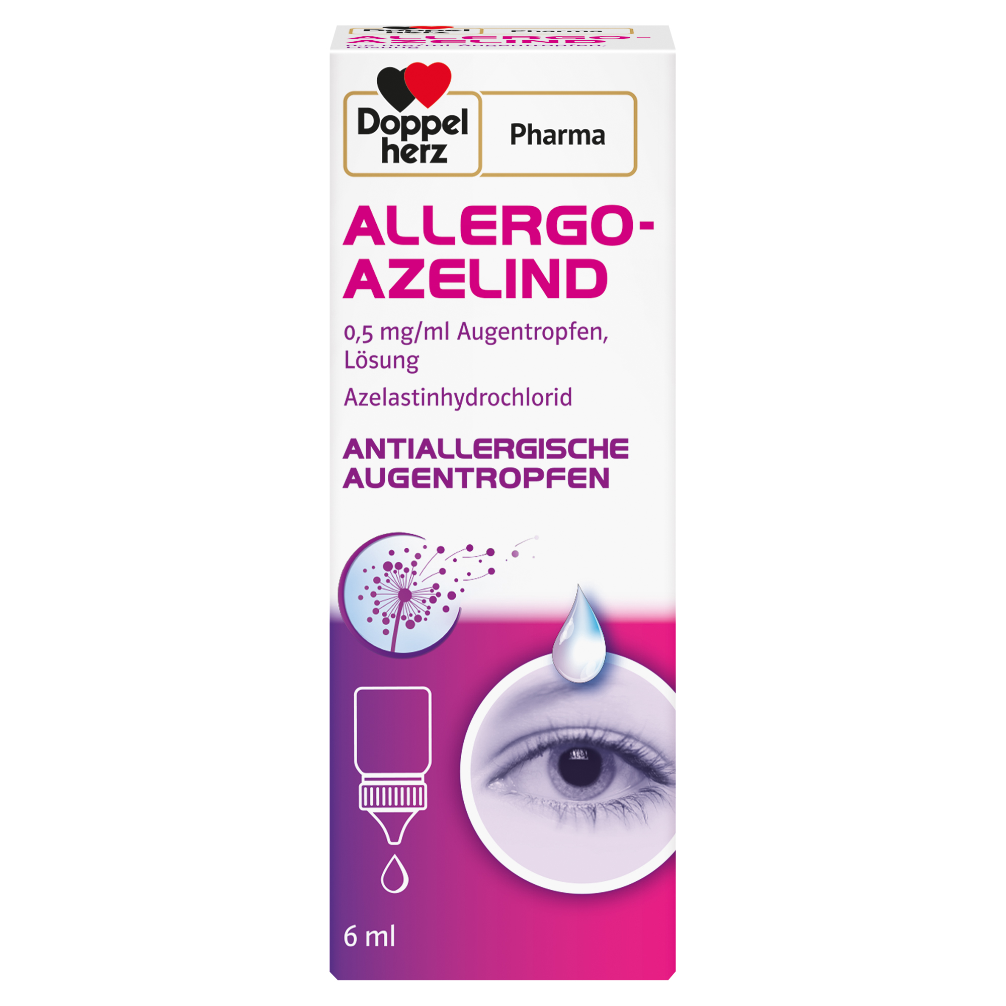 ALLERGO-AZELIND DoppelherzPha. 0,5 mg/ml Augentr. Abbildung für ALLERGO-AZELIND DoppelherzPha. 0,5 mg/ml Augentr.