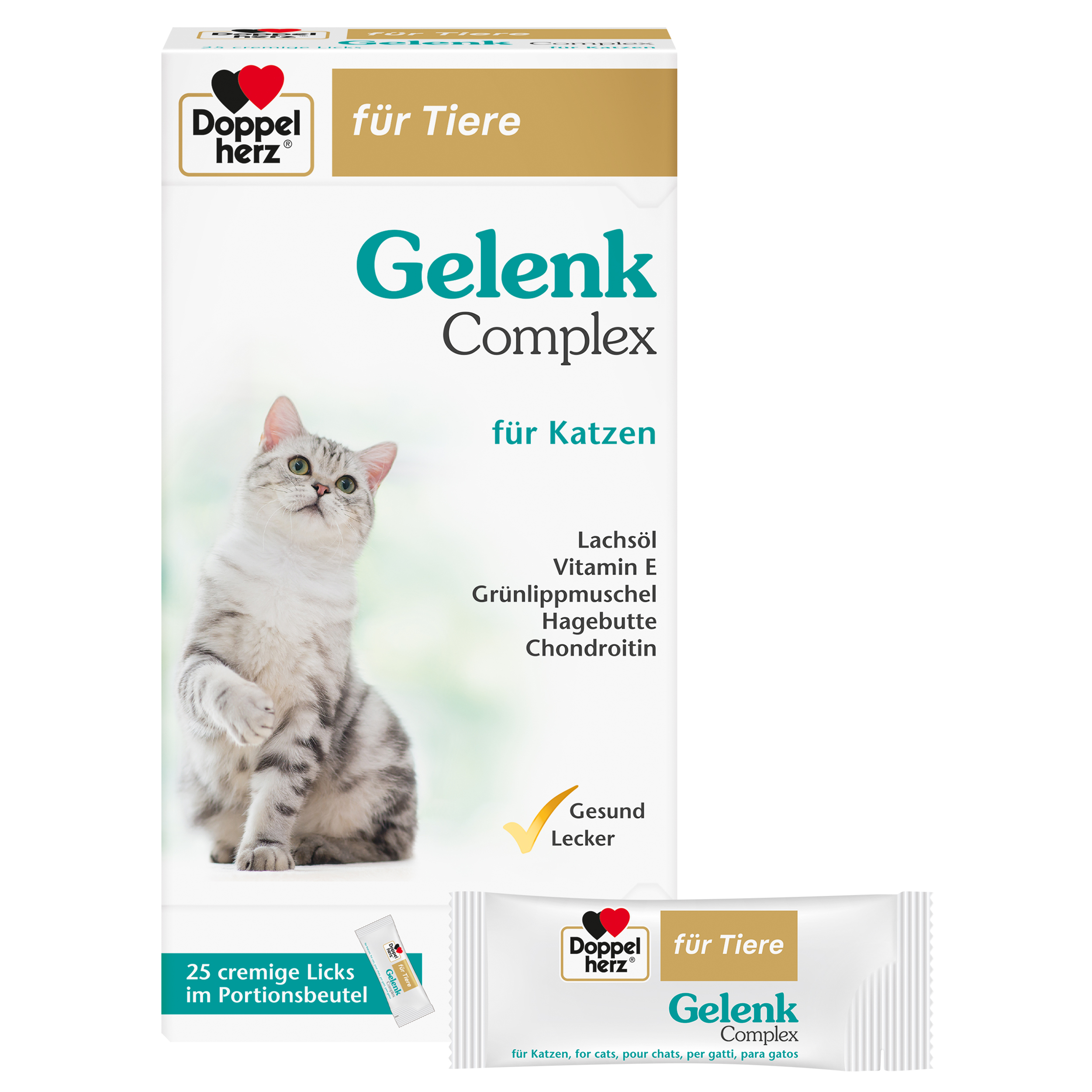 DOPPELHERZ für Tiere Gelenk Complex Port.B.f.Katze Abbildung für DOPPELHERZ für Tiere Gelenk Complex Port.B.f.Katze