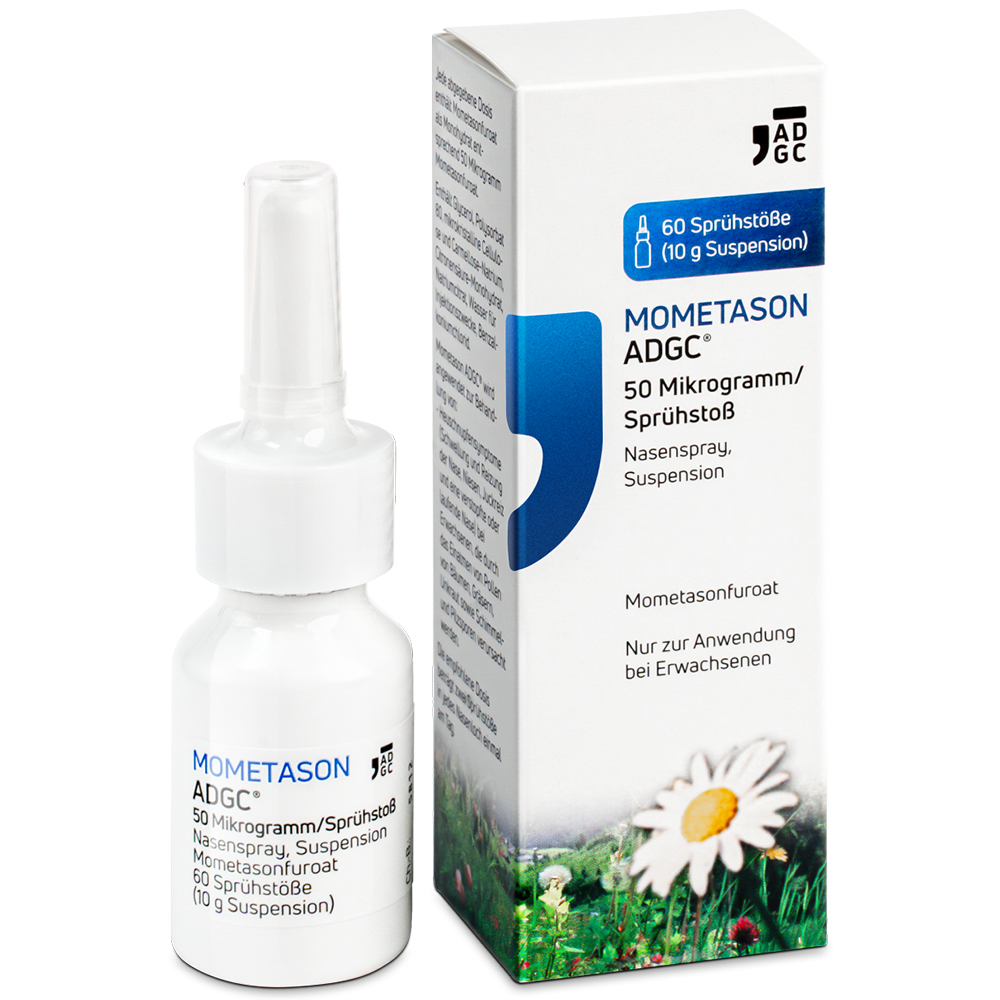 MOMETASON ADGC 50 μg/Sprühstoß Nasenspray 60 Abbildung für MOMETASON ADGC 50 μg/Sprühstoß Nasenspray 60
