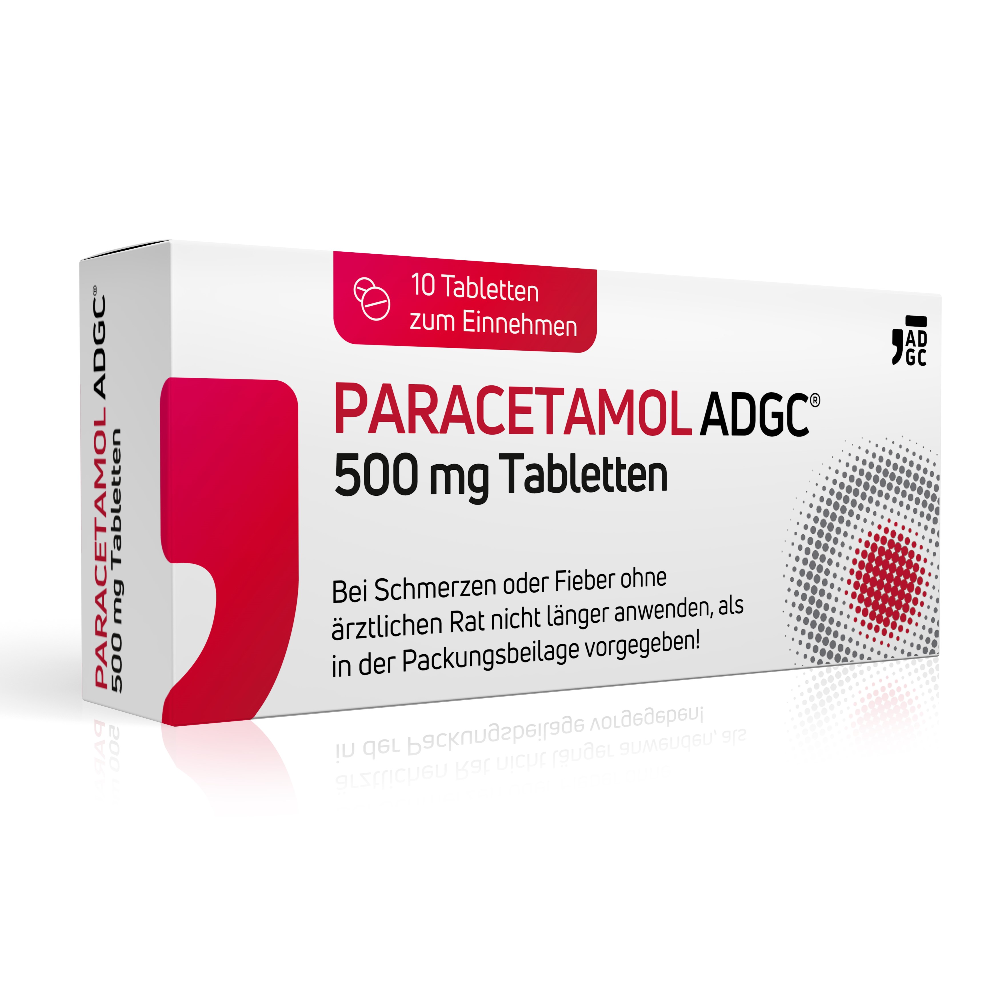 PARACETAMOL ADGC 500 mg Tabletten Abbildung für PARACETAMOL ADGC 500 mg Tabletten
