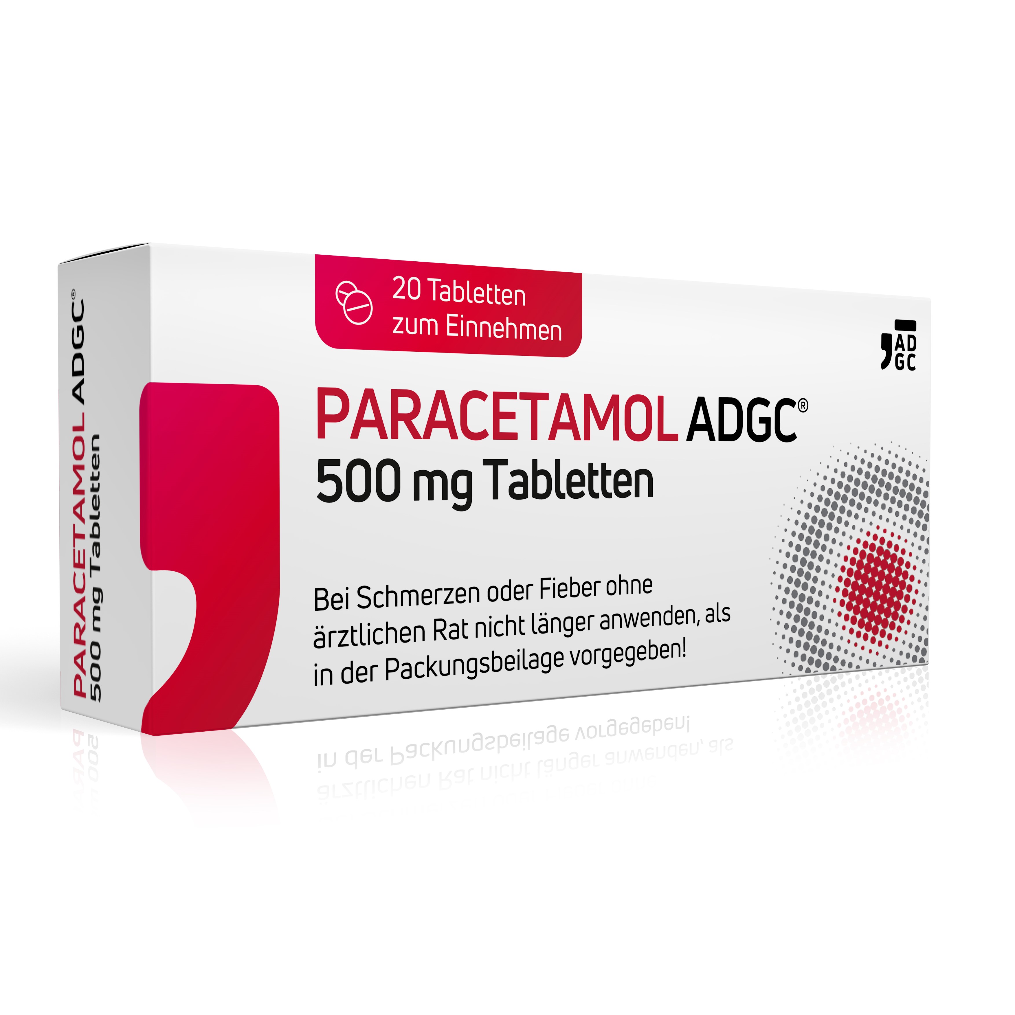 PARACETAMOL ADGC 500 mg Tabletten Abbildung für PARACETAMOL ADGC 500 mg Tabletten
