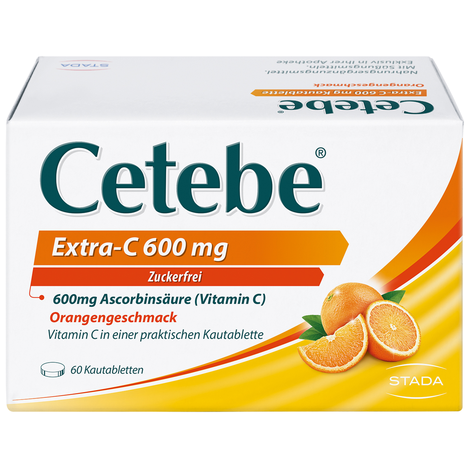 CETEBE Extra-C 600 mg Kautabletten Abbildung für CETEBE Extra-C 600 mg Kautabletten