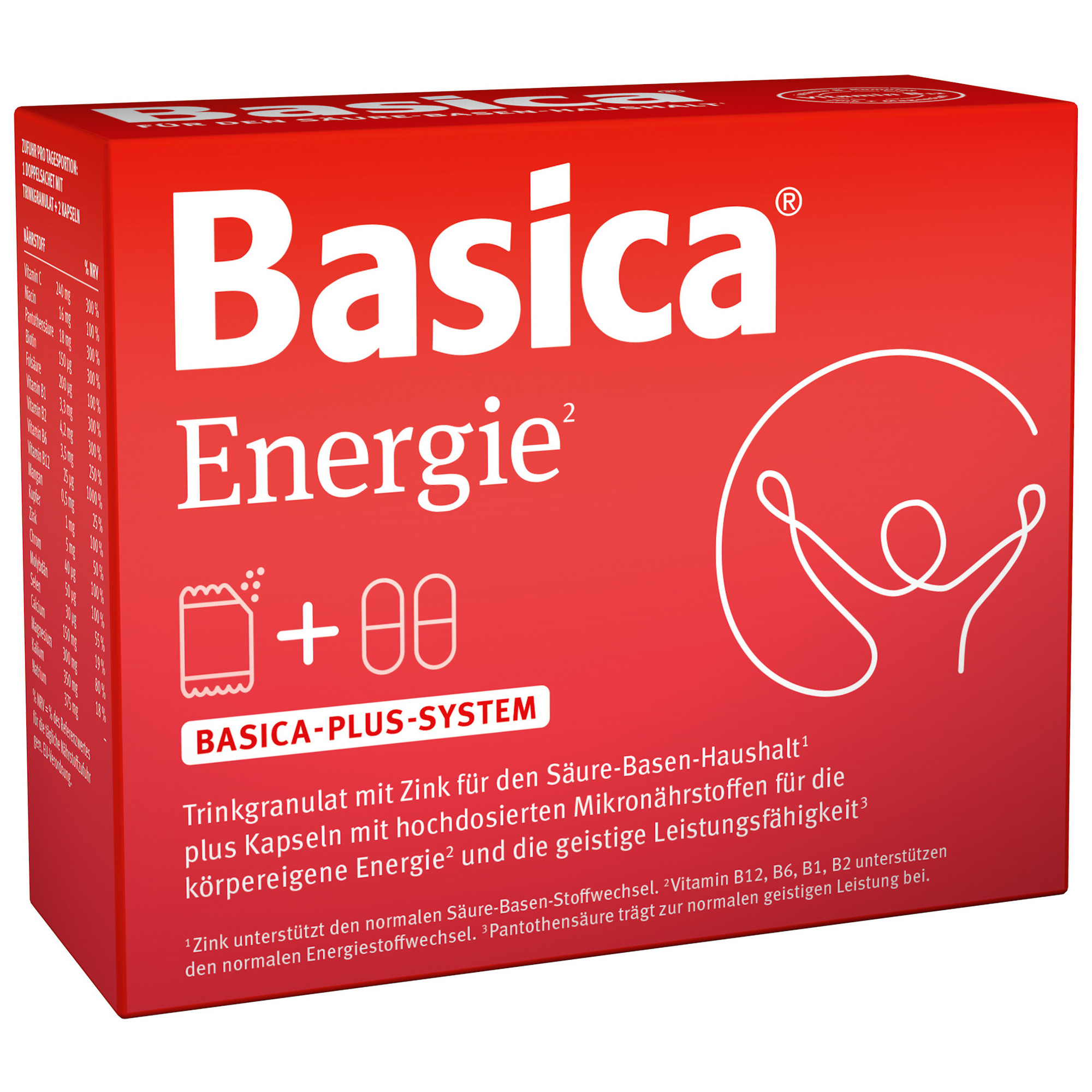 BASICA Energie Trinkgranulat+Kapseln f.7 Tage Kpg. Abbildung für BASICA Energie Trinkgranulat+Kapseln f.7 Tage Kpg.