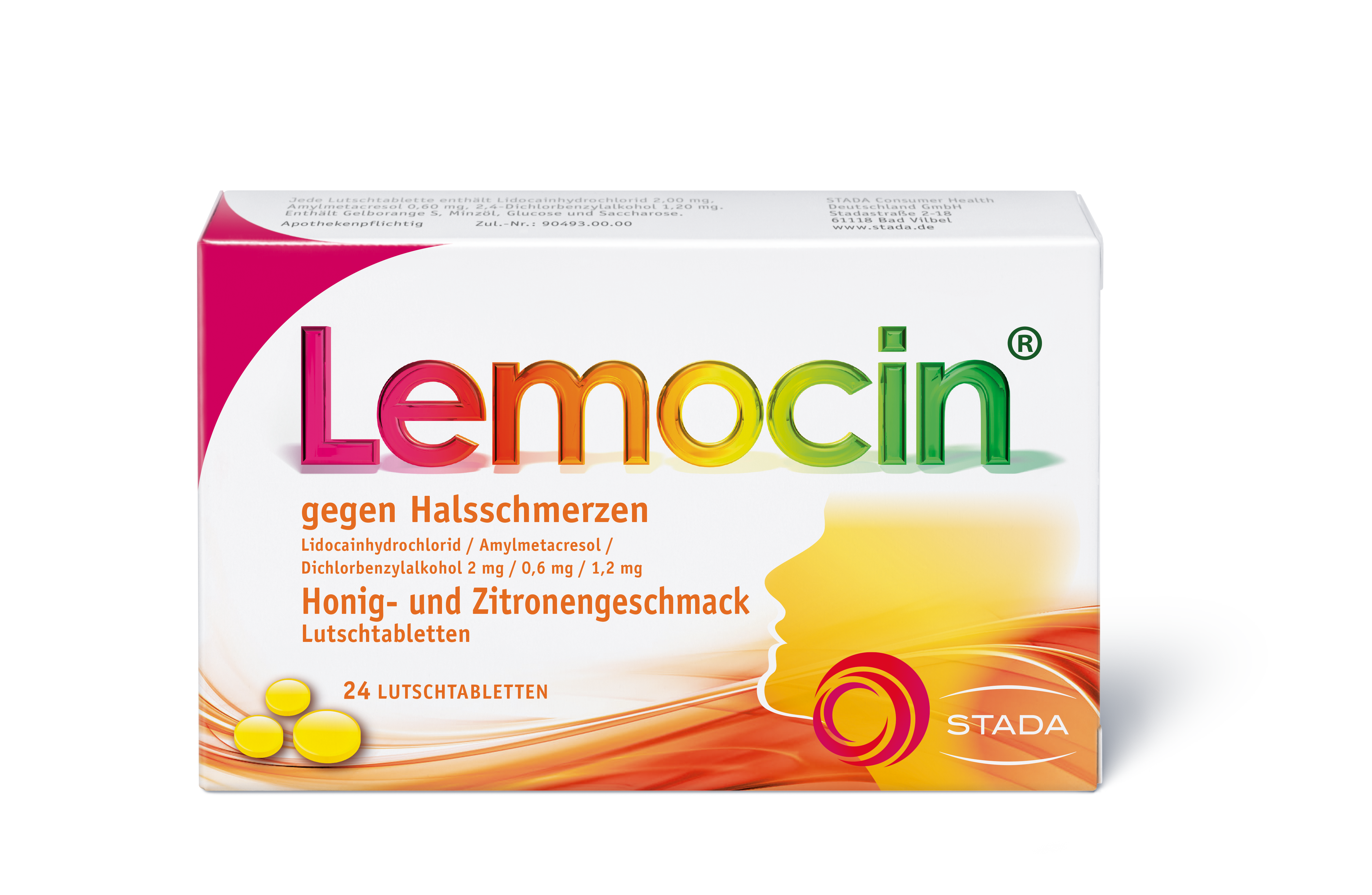 LEMOCIN gegen Halsschmerzen Honig-u.Zitroneng.Lut. Abbildung für LEMOCIN gegen Halsschmerzen Honig-u.Zitroneng.Lut.