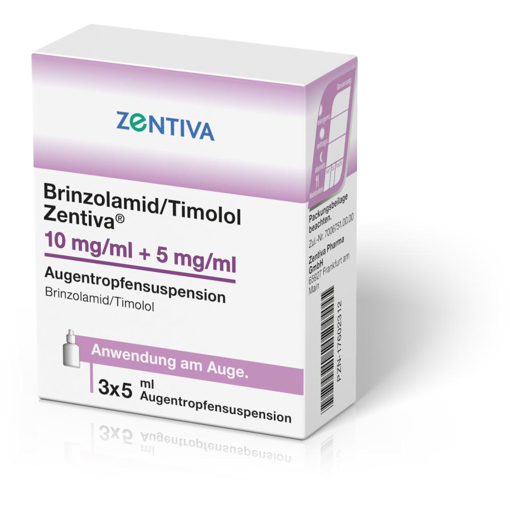 BRINZOLAMID/Timolol Zentiva 10mg/ml+5mg/ml ATR Sus Abbildung für BRINZOLAMID/Timolol Zentiva 10mg/ml+5mg/ml ATR Sus