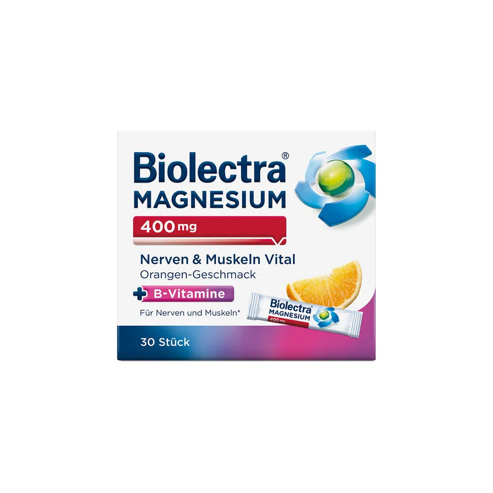 BIOLECTRA Magnesium 400 mg Nerven & Muskeln Vital Abbildung für BIOLECTRA Magnesium 400 mg Nerven & Muskeln Vital