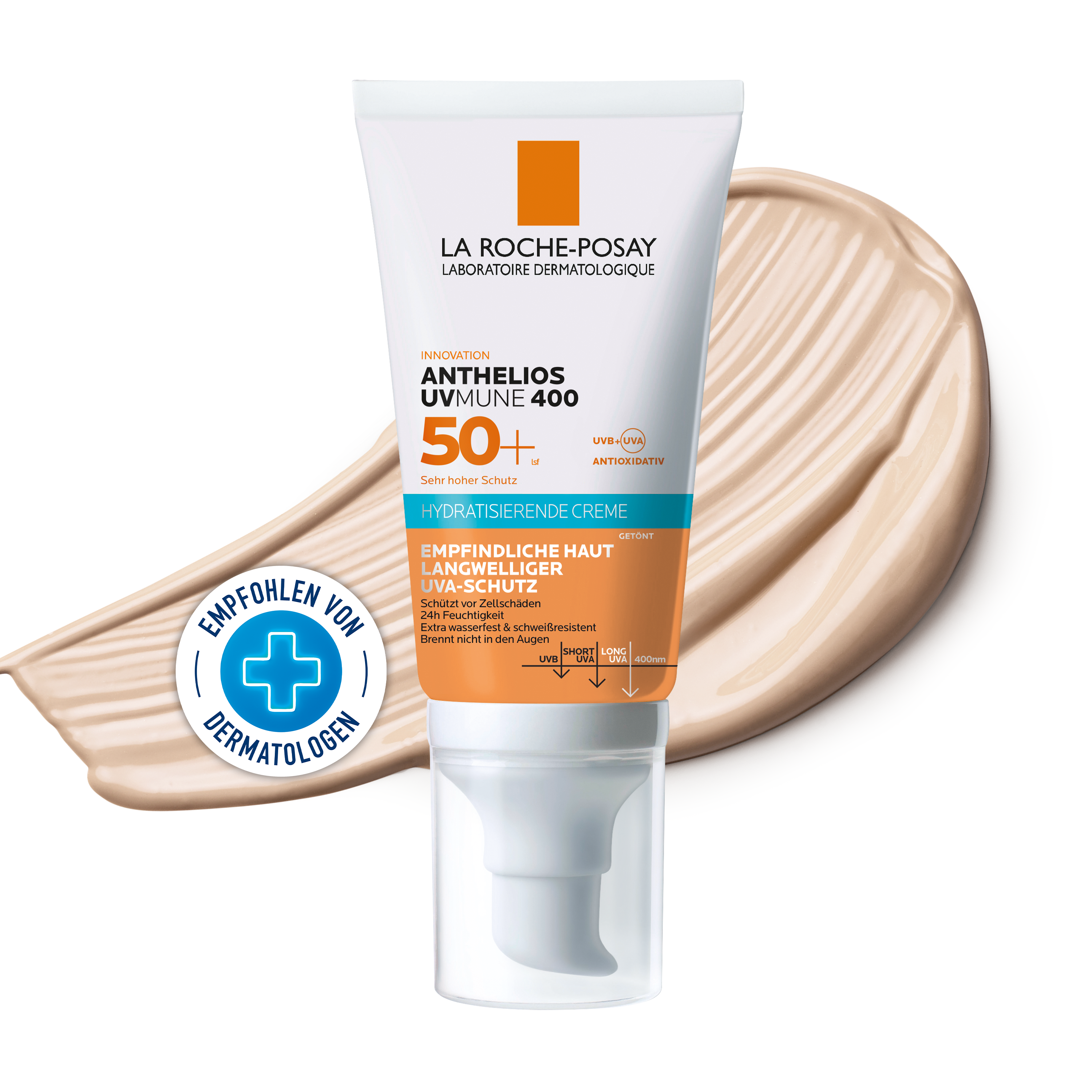LA ROCHE-POSAY Anthelios hydratisie.Cr.getönt LSF 50+ Abbildung für LA ROCHE-POSAY Anthelios hydratisie.Cr.getönt LSF 50+