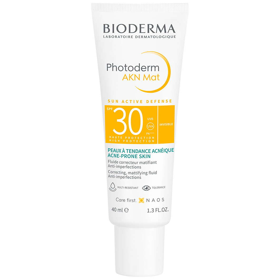 Photoderm Akn mat LSF50+ - Anti-Unreinheiten-Sonnenschutz, mattiert und verleiht ein unsichtbares Finish. Abbildung für Photoderm Akn mat LSF50+ - Anti-Unreinheiten-Sonnenschutz, mattiert und verleiht ein unsichtbares Finish.