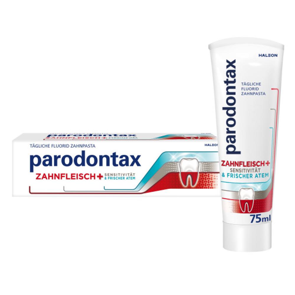 PARODONTAX Zahnfleisch+Sensitivität & frisch.Atem Abbildung für PARODONTAX Zahnfleisch+Sensitivität & frisch.Atem