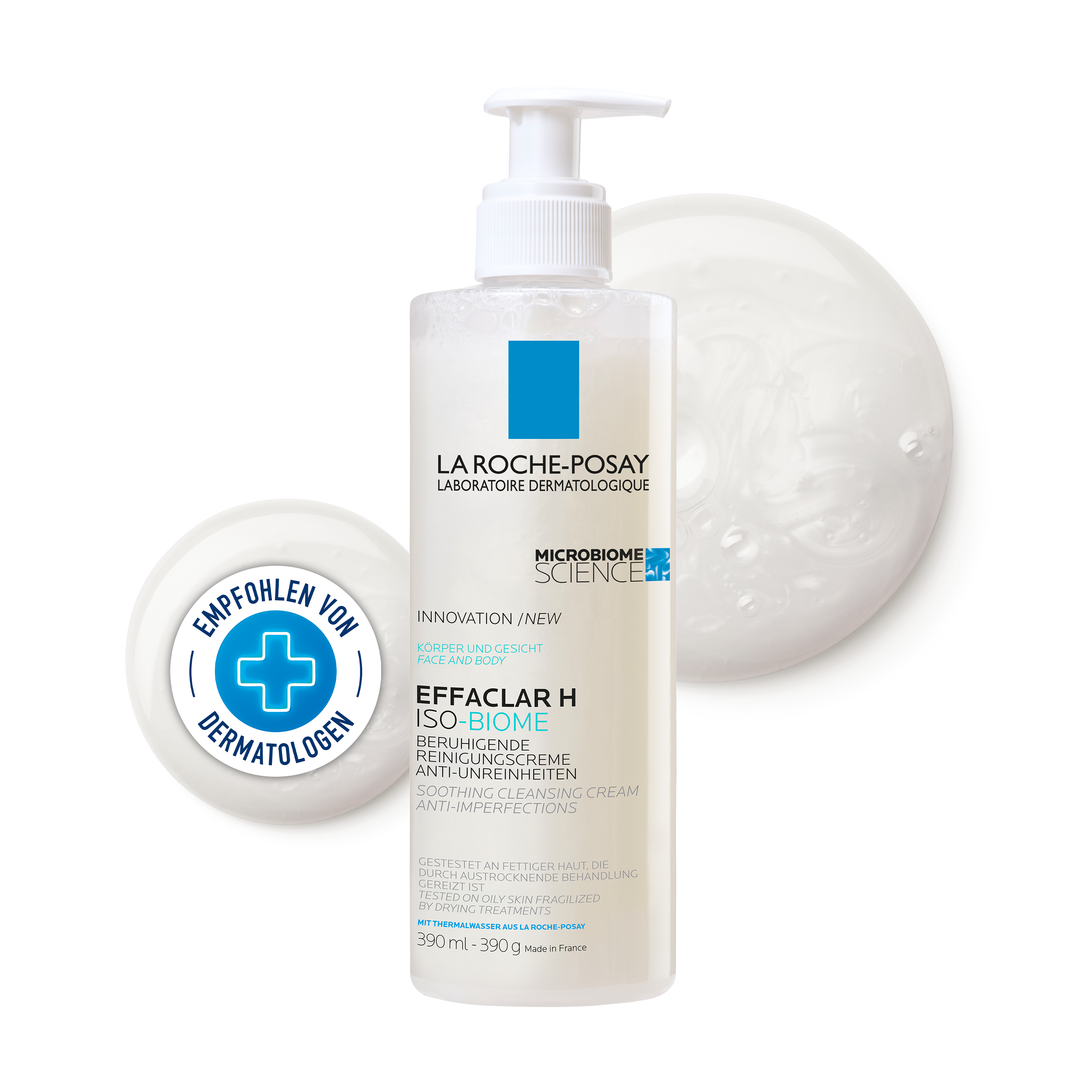 LA ROCHE-POSAY Effaclar H Iso-Biome Reinigungscreme Abbildung für LA ROCHE-POSAY Effaclar H Iso-Biome Reinigungscreme