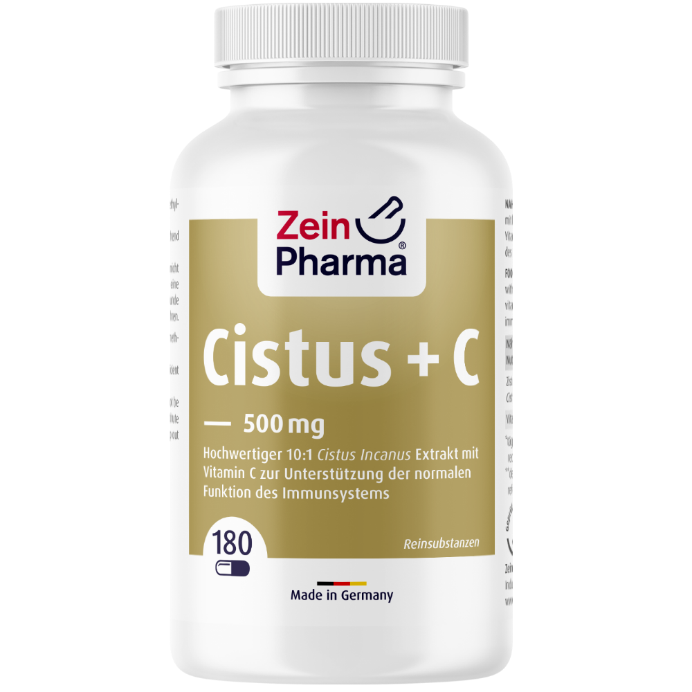 CISTUS 500 mg+C Kapseln Abbildung für CISTUS 500 mg+C Kapseln