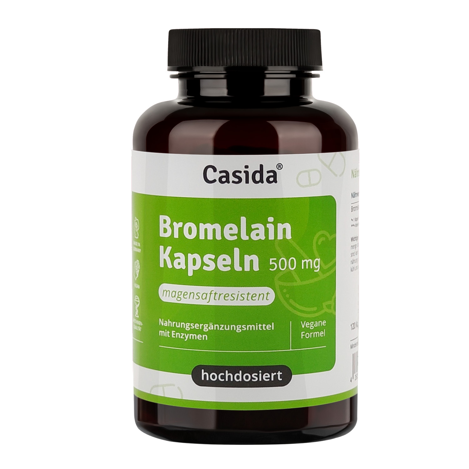 BROMELAIN 500 mg hochdosiert magensaftresist.Kaps. Abbildung für BROMELAIN 500 mg hochdosiert magensaftresist.Kaps.