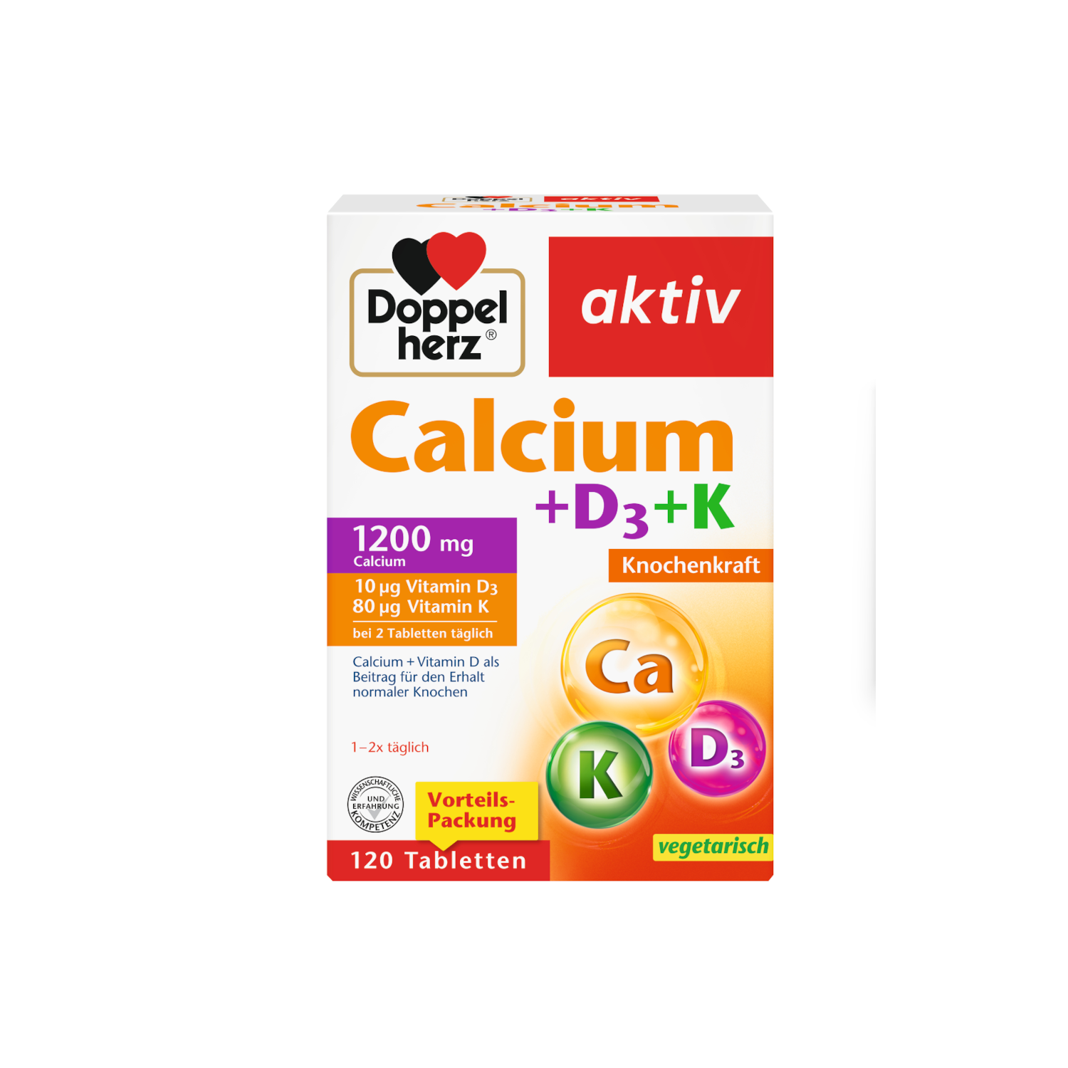 DOPPELHERZ Calcium+D3+K Tabletten Abbildung für DOPPELHERZ Calcium+D3+K Tabletten