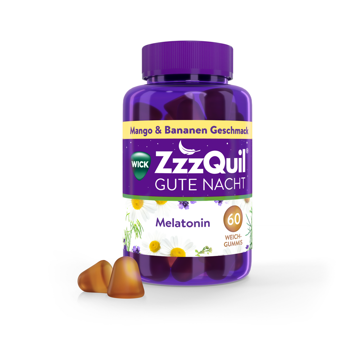WICK ZzzQuil Gute Nacht Mango & Banane Abbildung für WICK ZzzQuil Gute Nacht Mango & Banane