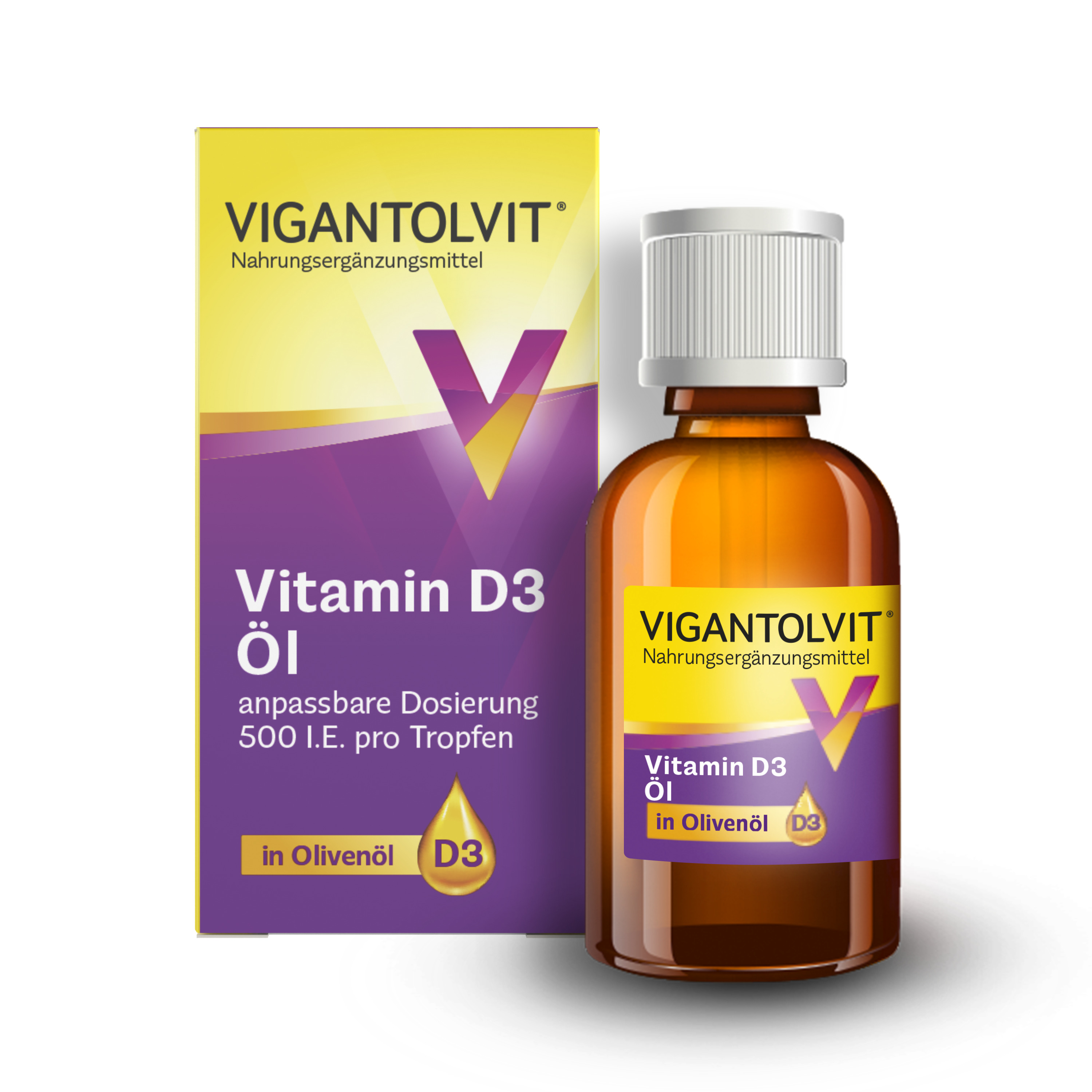 VIGANTOLVIT 500 I.E./Tropfen D3 Öl Abbildung für VIGANTOLVIT 500 I.E./Tropfen D3 Öl
