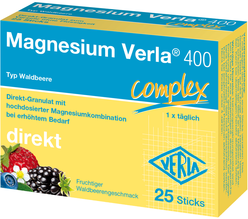 Magnesium Verla® 400 Typ Waldbeere Abbildung für Magnesium Verla® 400 Typ Waldbeere
