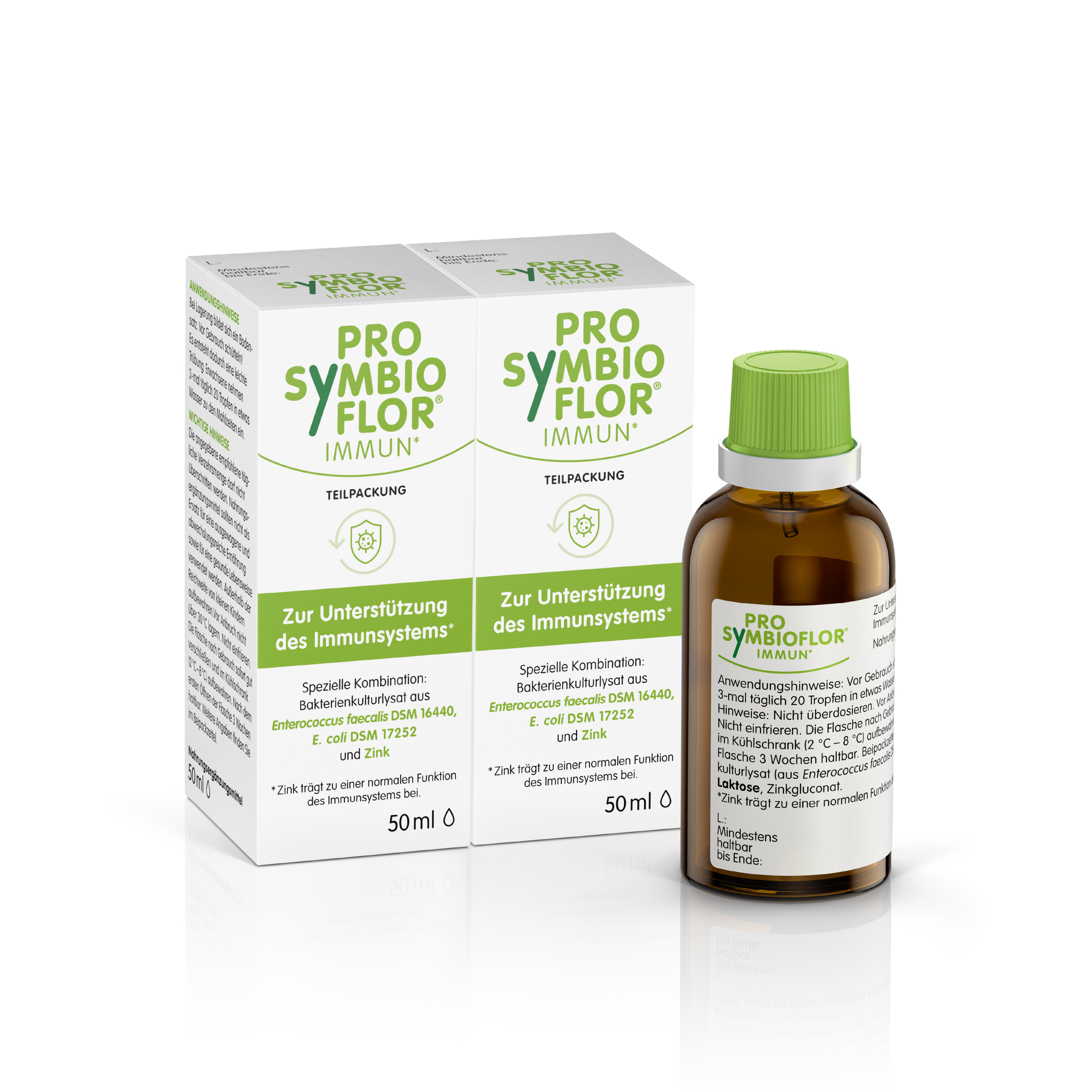 PRO-SYMBIOFLOR Immun mit Bakterienkulturen & Zink Abbildung für PRO-SYMBIOFLOR Immun mit Bakterienkulturen & Zink