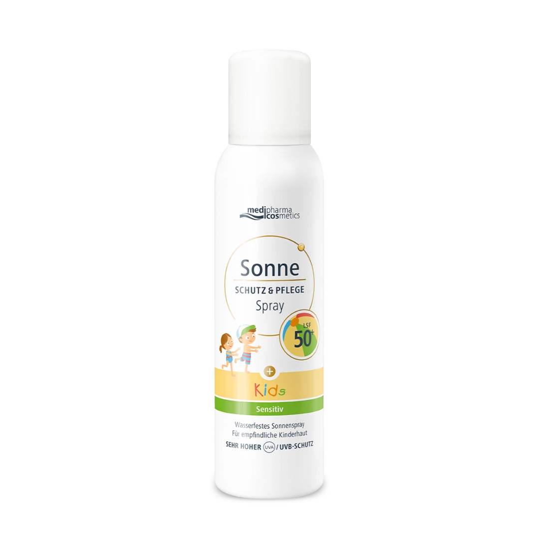 SONNE SCHUTZ & Pflege Spray Kids LSF 50+ Abbildung für SONNE SCHUTZ & Pflege Spray Kids LSF 50+