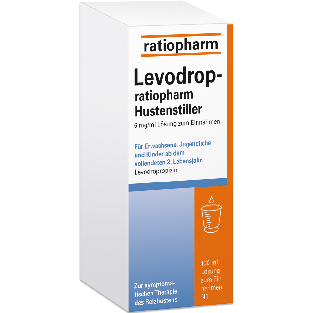 LEVODROP-ratiopharm Hustenstiller Abbildung für LEVODROP-ratiopharm Hustenstiller